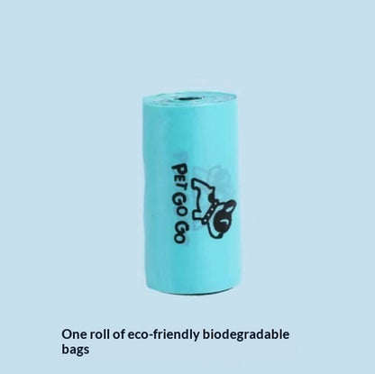 Portable Lightweight Dog Waste Scooper with Integrated Poop Bag Dispenser and Eight-Claw Shovel for Pet Clean-Up Solutions