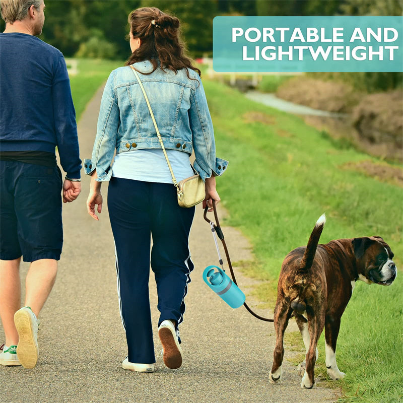 Portable Lightweight Dog Waste Scooper with Integrated Poop Bag Dispenser and Eight-Claw Shovel for Pet Clean-Up Solutions