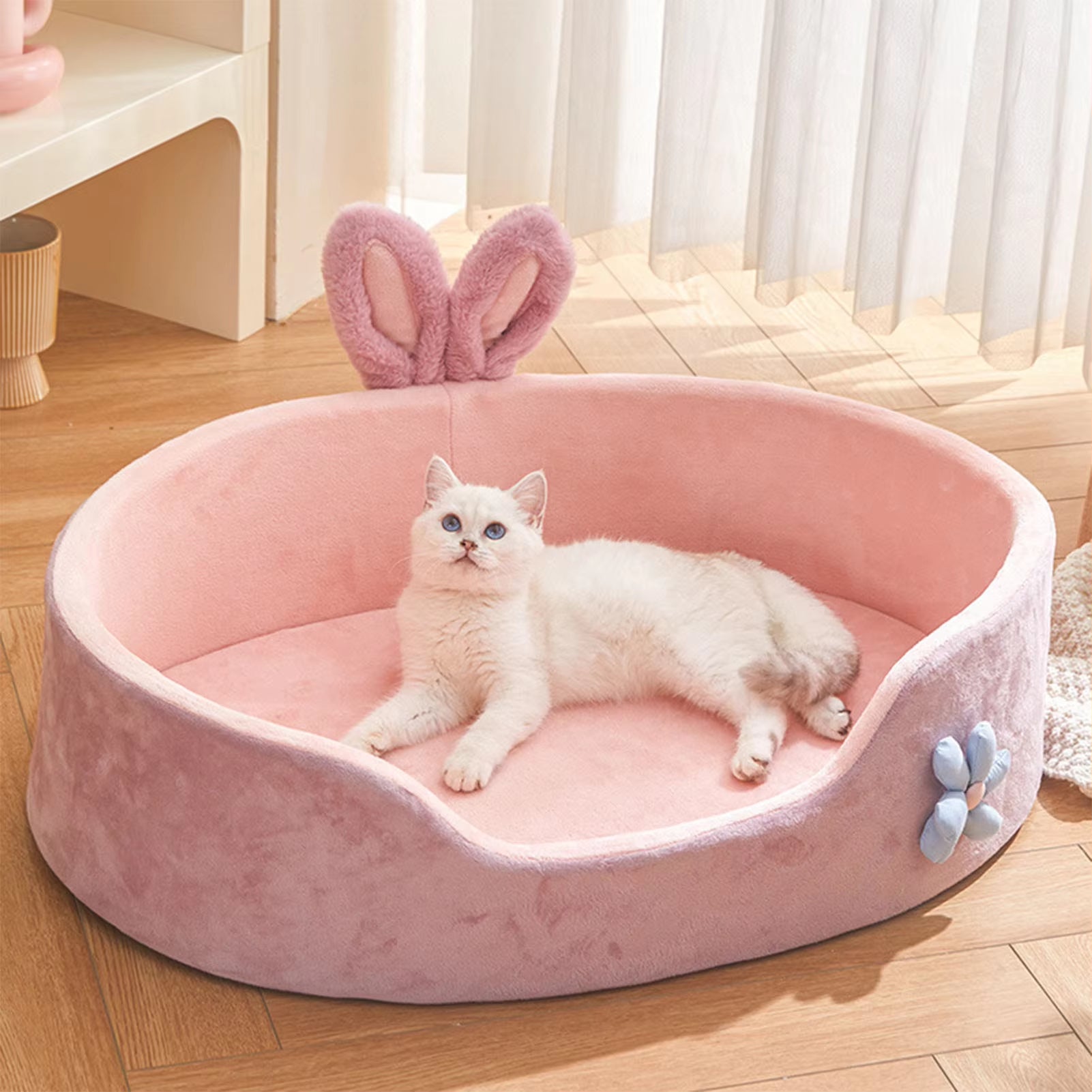 Cama Desmontable y Lavable para Mascotas – Suave, Cómoda y Cálida, Ideal para el Descanso de Perros y Gatos en Todas las Estaciones.