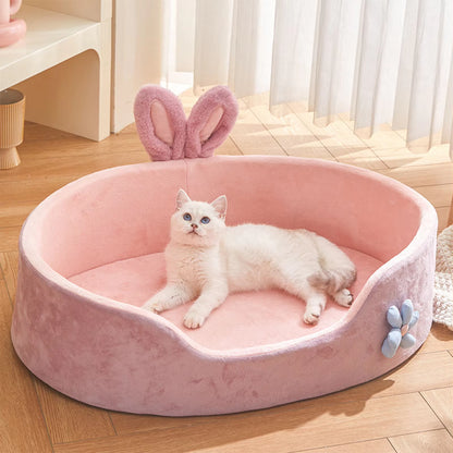 Cama Desmontable y Lavable para Mascotas – Suave, Cómoda y Cálida, Ideal para el Descanso de Perros y Gatos en Todas las Estaciones.