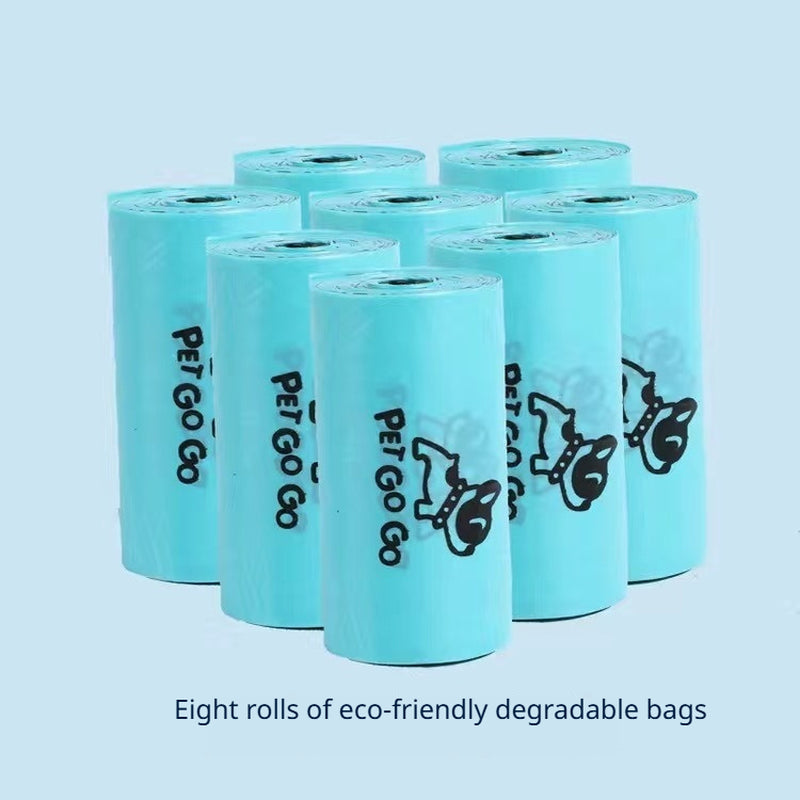 Portable Lightweight Dog Waste Scooper with Integrated Poop Bag Dispenser and Eight-Claw Shovel for Pet Clean-Up Solutions